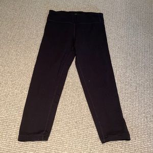 Athleta girl ankle black leggings